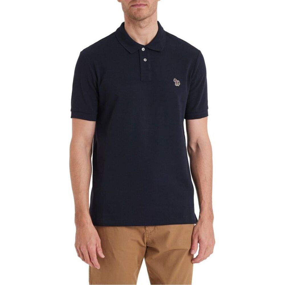 Paul Smith Mens Zebra Regular Polo Shirt / Navy